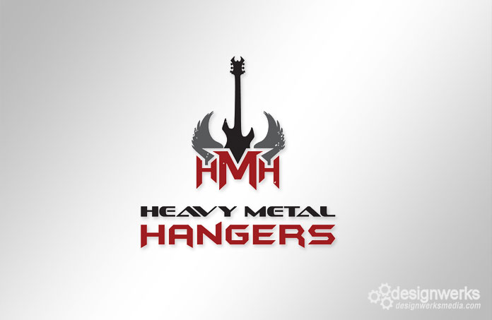 heavy-metal-hangers-logo-design
