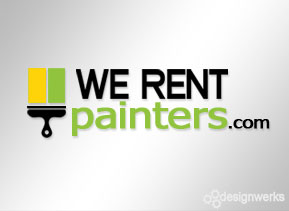 we-rent-painter-logo-deisgn